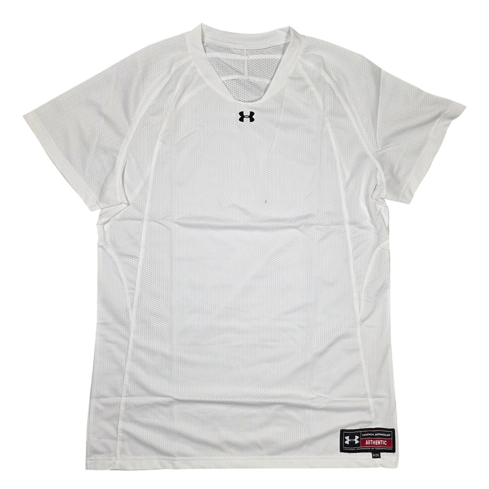 Under Armour Mesh V-Neck Training Top Womens 2XL White New With Imperfections